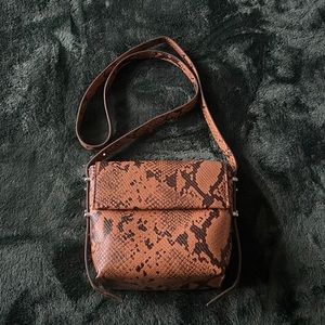 Urban Outfitters Brown Snake Print Crossbody